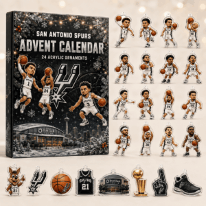 San Antonio Spurs Christmas Advent Calendar 24 Days Countdown Xmas Gifts For Fans
