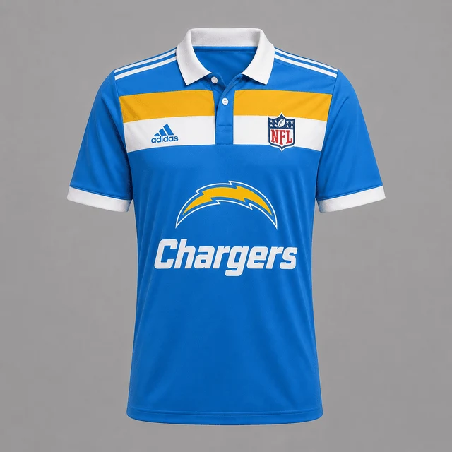 Limited Edition – Customized NFL Los Angeles Chargers Polo Shirt