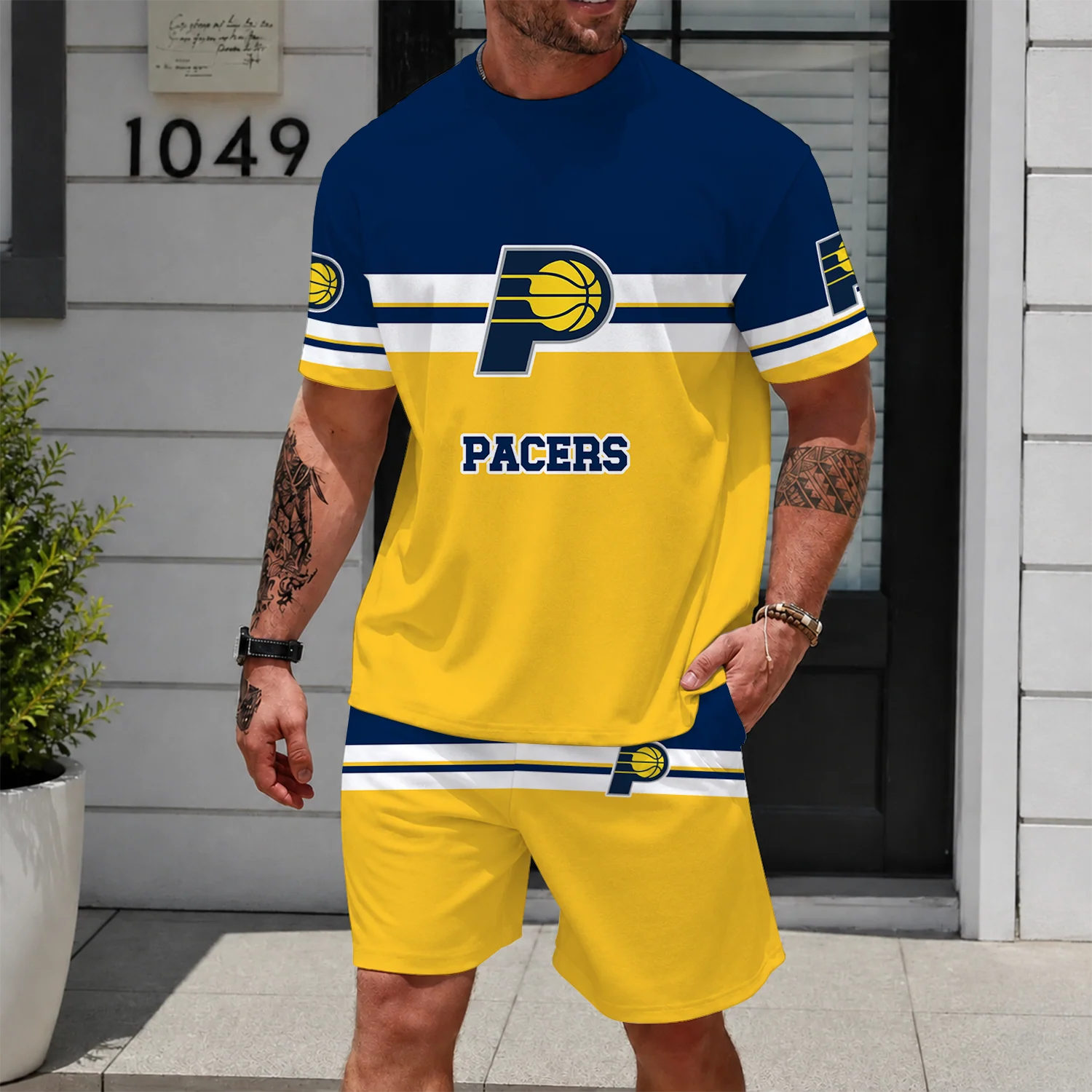 Limited Edition – Customized NBA Indiana Pacers Unisex T-Shirt & Shorts Set