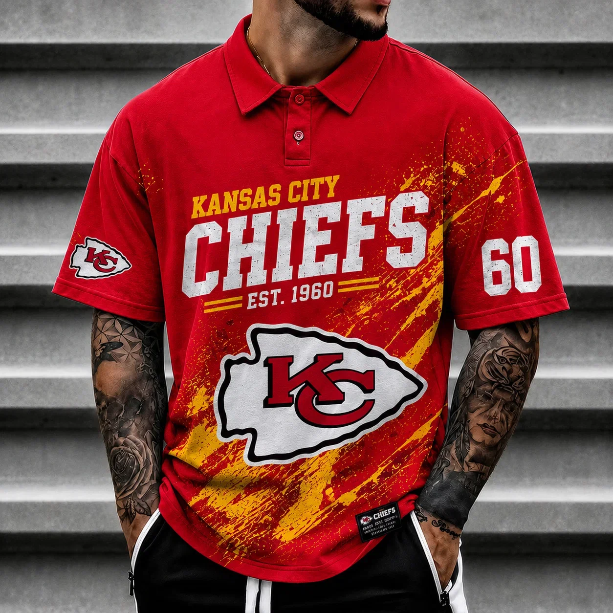Limited Edition – Customized NFL Kansas City Chiefs Polo Shirt