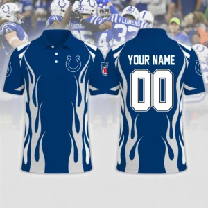 Limited Edition – Customized NFL Indianapolis Colts Polo Shirt