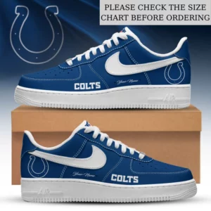 Limited Edition – Customized NFL Indianapolis Colts Af1 Shoes