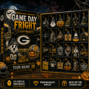 Custom Green Bay Packers Halloween Blind Box Advent Calendar 2026 Packers Halloween Merch