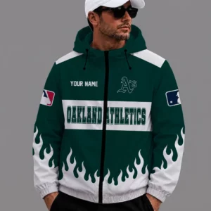 Limited Edition – Customized MLB Oakland Athletics Windbreaker Jacket