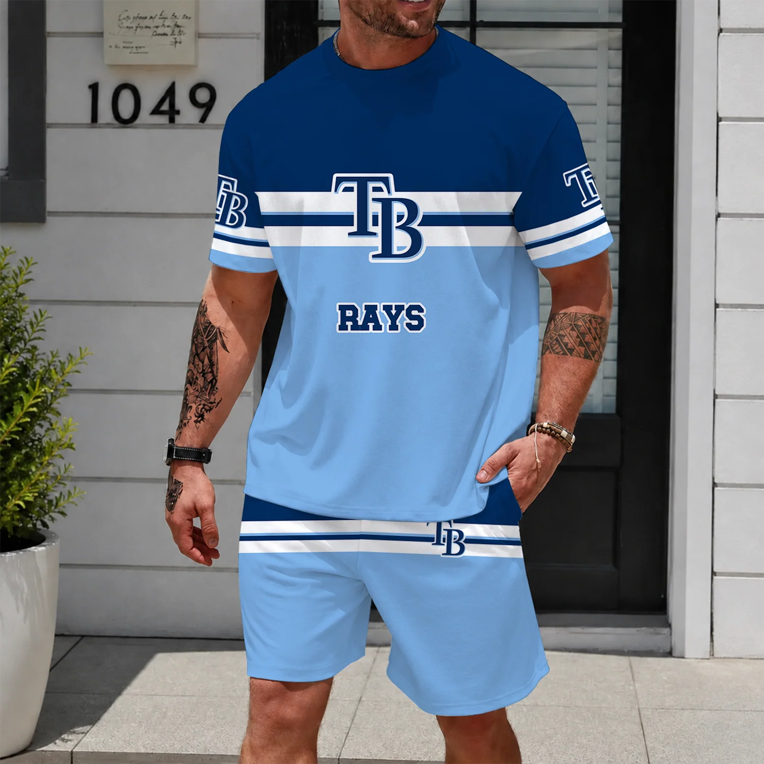 Limited Edition – Customized MLB Tampa Bay Rays Unisex T-Shirt & Shorts Set