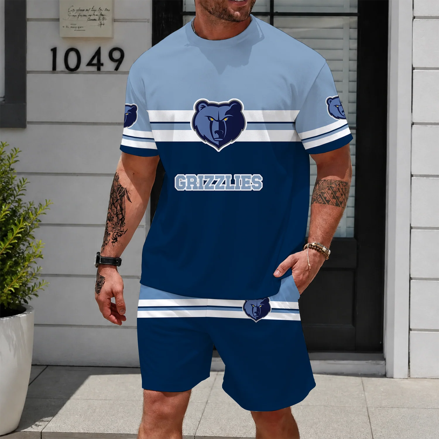 Limited Edition – Customized NBA Memphis Grizzlies Unisex T-Shirt & Shorts Set