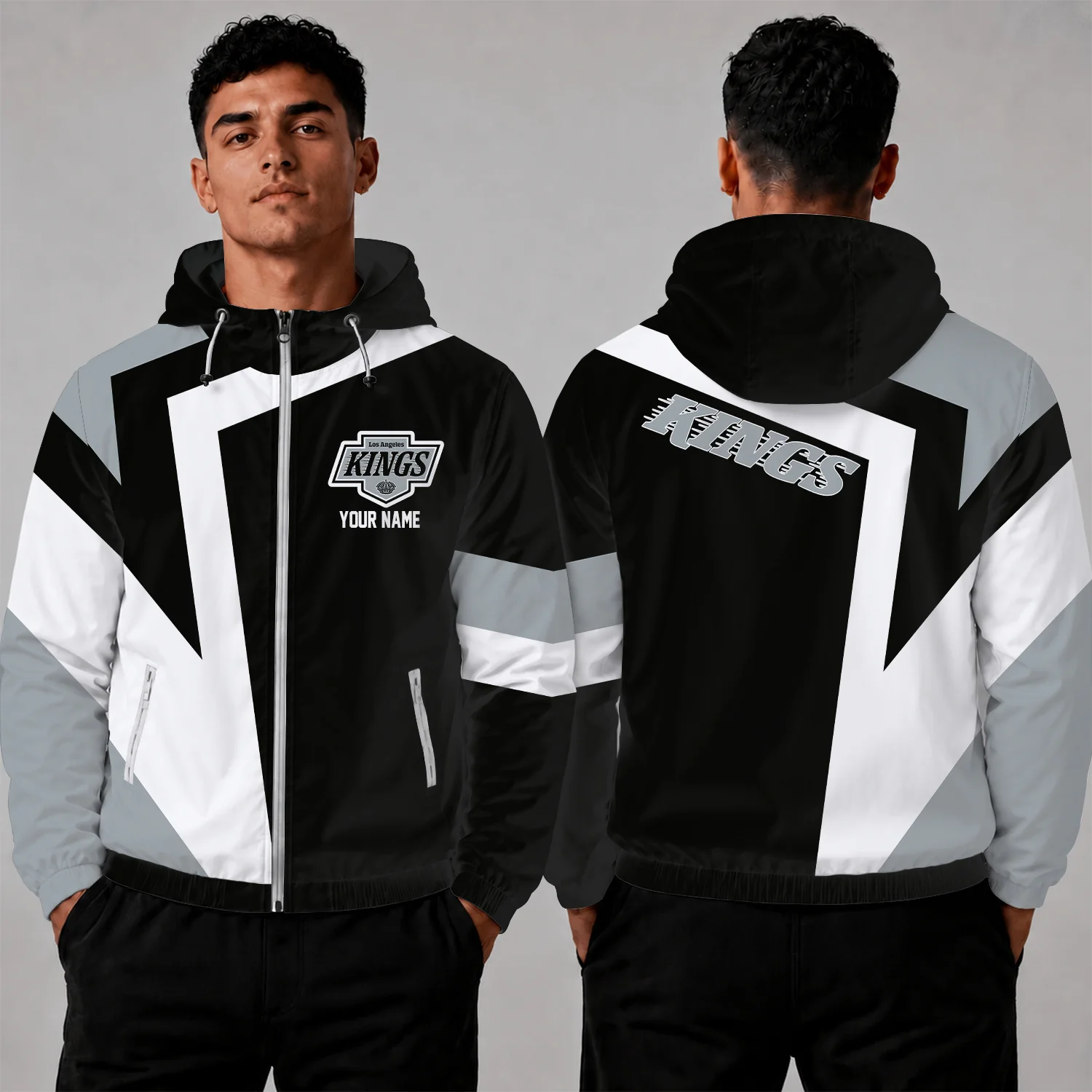 Limited Edition – Customized NHL Los Angeles Kings Windbreaker Jacket