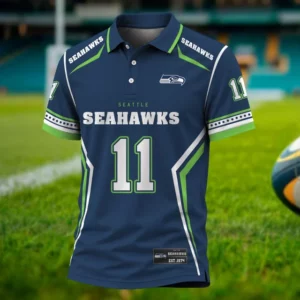 Limited Edition – Customized NFL Seattle Seahawks Polo Shirt