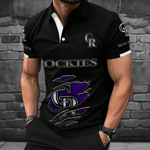 Limited Edition – Customized MLB Colorado Rockies Polo Shirt