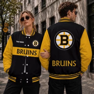 Limited Edition – Customized NHL Boston Bruins Satin Varsity Jacket & Baseball Jacket