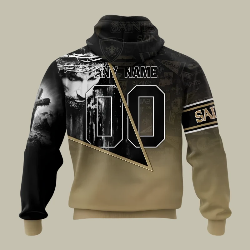 Limited Edition – Customized NFL New Orleans Saints God’s Blessing T-Shirt, Hoodie & Zip Hoodie - Image 3