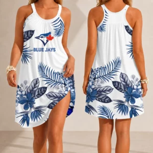 Limited Edition – Customized MLB Toronto Blue Jays Camisole Dress