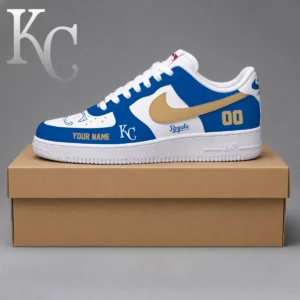 Limited Edition – Customized MLB Kansas City Royals Af1 Shoes