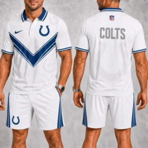 Limited Edition – Customized NFL Indianapolis Colts Polo Shirt & Short Pants