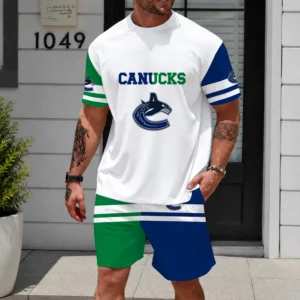 Limited Edition – Customized NHL Vancouver Canucks Unisex T-Shirt & Shorts Set
