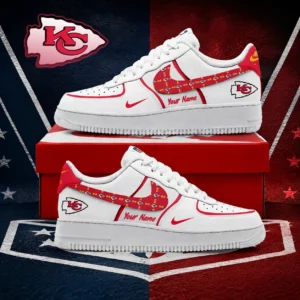 Limited Edition – Customized NFL Kansas City Chiefs Af1 Shoes