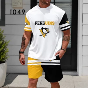 Limited Edition – Customized NHL Pittsburgh Penguins Unisex T-Shirt & Shorts Set