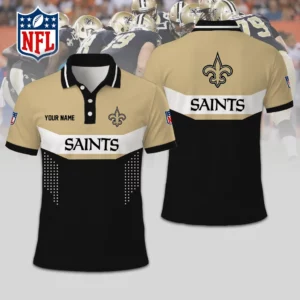 Limited Edition – Customized NFL New Orleans Saints Polo Shirt