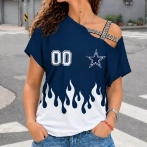 Limited Edition – Customized NFL Dallas Cowboys Women’s Shoulder Shirt