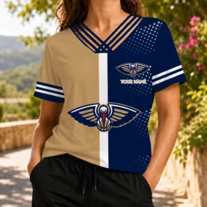 Limited Edition – Customized NBA New Orleans Pelicans V-Neck Shirt
