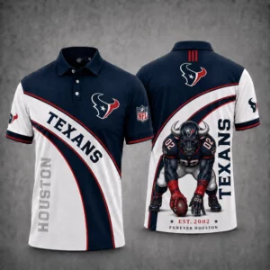 Limited Edition – Customized NFL Houston Texans Polo Shirt