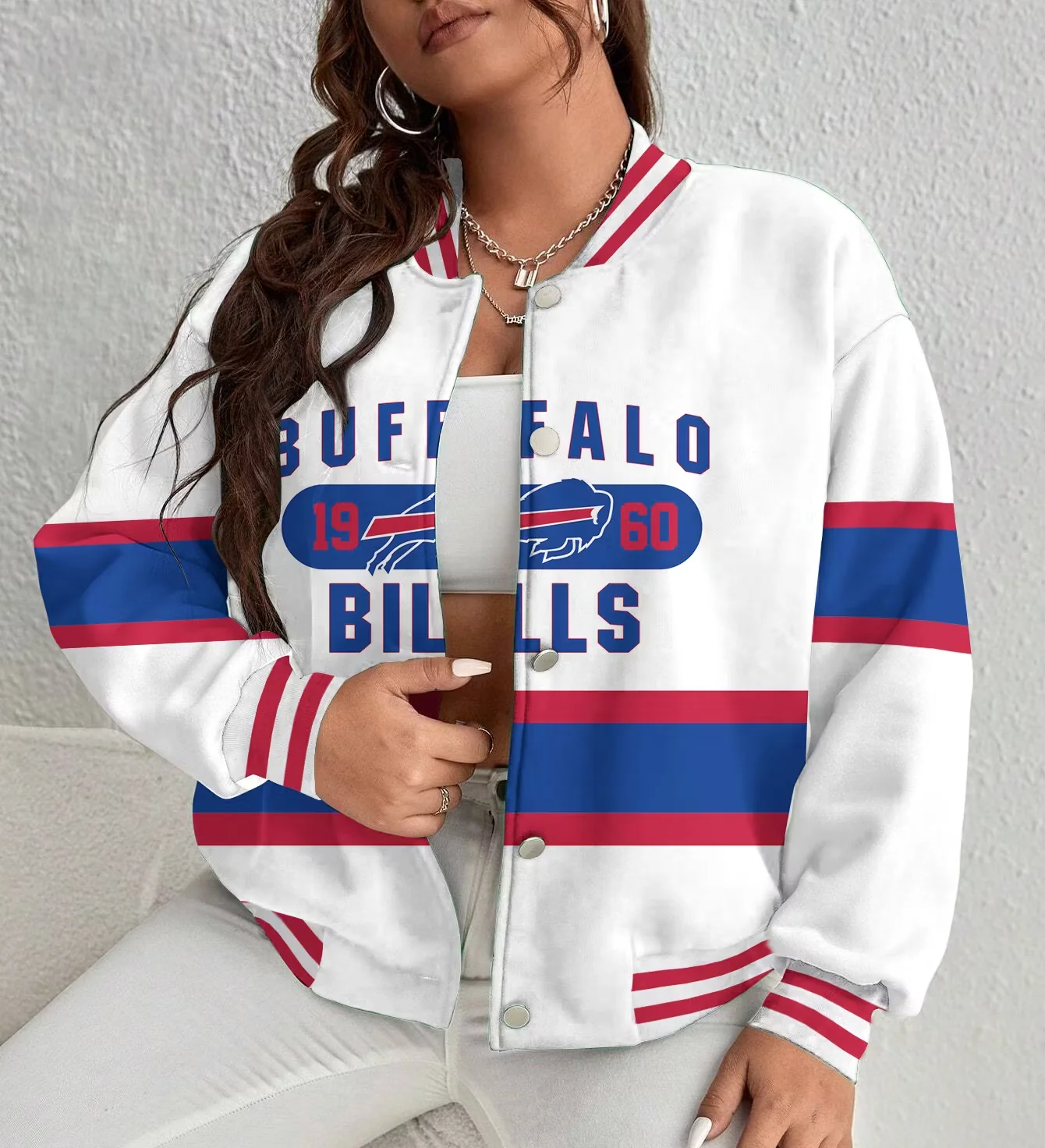 Limited Edition – Customized NFL Buffalo Bills Satin Varsity & Baseball Jacket