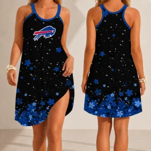Limited Edition – Customized NFL Buffalo Bills Camisole Dress