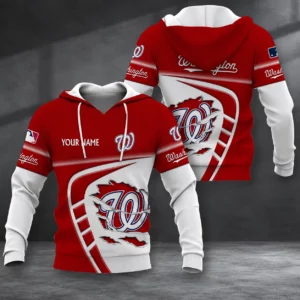 Limited Edition – Customized MLB Washington Nationals T-Shirt, Polo Shirt, Zip Polo Shirt, Sweatshirt, Hoodie & Zip Hoodie