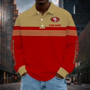 Limited Edition – Customized NFL San Francisco 49Ers Long Sleeve Polo Shirt