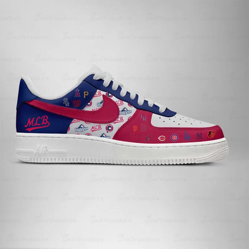 Limited Edition – Customized MLB All Teams Air force 1 Shoes - Image 2