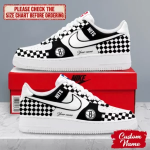 Limited Edition – Customized NBA Brooklyn Nets Af1 Sneakers