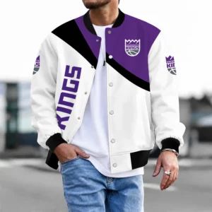 Limited Edition – Customized NBA Sacramento Kings Baseball Jacket, Satin Varsity Jacket