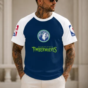 Limited Edition – Customized NBA Minnesota Timberwolves Raglan Tee