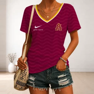 Limited Edition – Customized NCAA Arizona State Sun Devils V-Neck Female Shirt