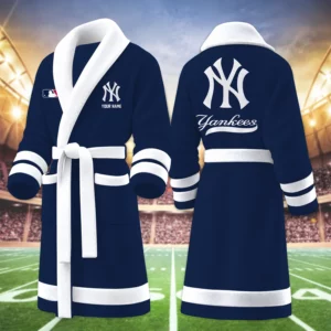 Limited Edition – Customized MLB New York Yankees Multicolor Fleece Bathrobe