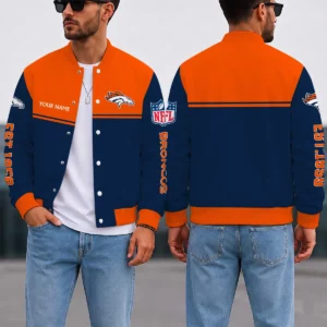 Limited Edition – Customized NFL Denver Broncos Satin Varsity & Baseball Jacket