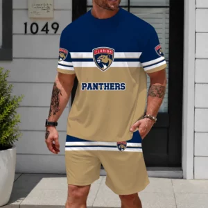 Limited Edition – Customized NHL Florida Panthers Unisex T-Shirt & Shorts Set