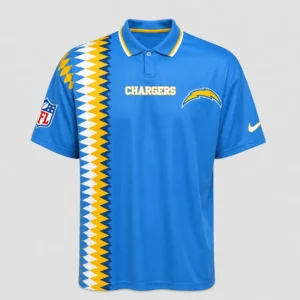 Limited Edition – Customized NFL Los Angeles Chargers Polo Shirt
