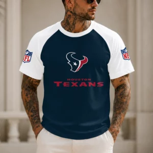 Limited Edition – Customized NFL Houston Texans Raglan Tee