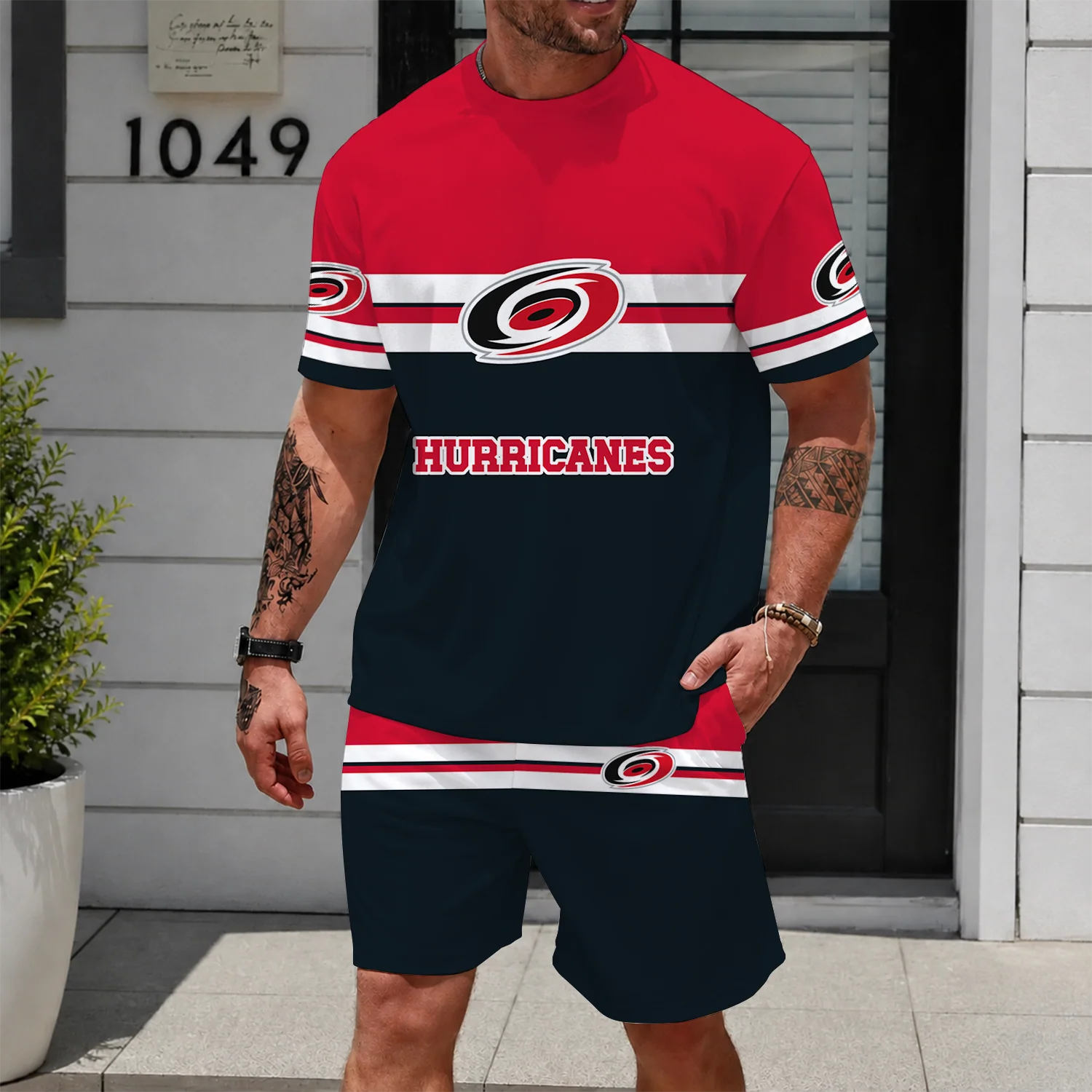 Limited Edition – Customized NHL Carolina Hurricanes Unisex T-Shirt & Shorts Set