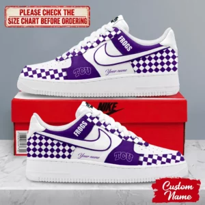 Limited Edition – Customized NCAA Tcu Horned Frogs Af1 Shoes