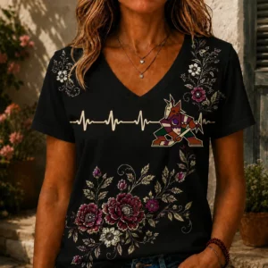 Limited Edition – Customized NHL Arizona Coyotes V-Neck Female Shirt