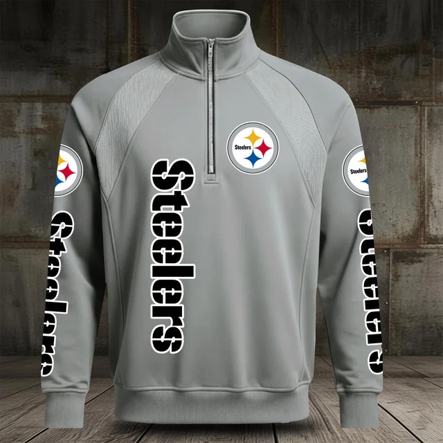 Limited Edition – Customized NFL Pittsburgh Steelers Men’s Multicolor Quarter-Zip Pullover