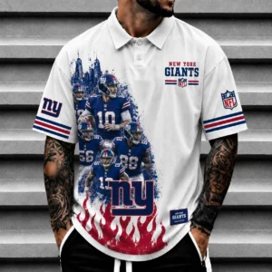 Limited Edition – Customized NFL New York Giants Polo Shirt