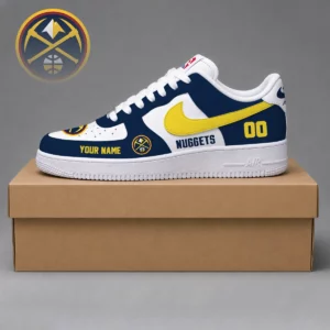 Limited Edition – Customized NBA Denver Nuggets Af1 Sneakers