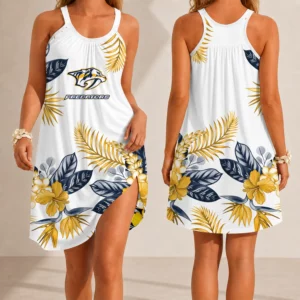 Limited Edition – Customized NHL Nashville Predators Camisole Dress