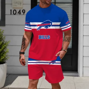 Limited Edition -customized NFL Buffalo Bills Unisex T-Shirt & Shorts Set