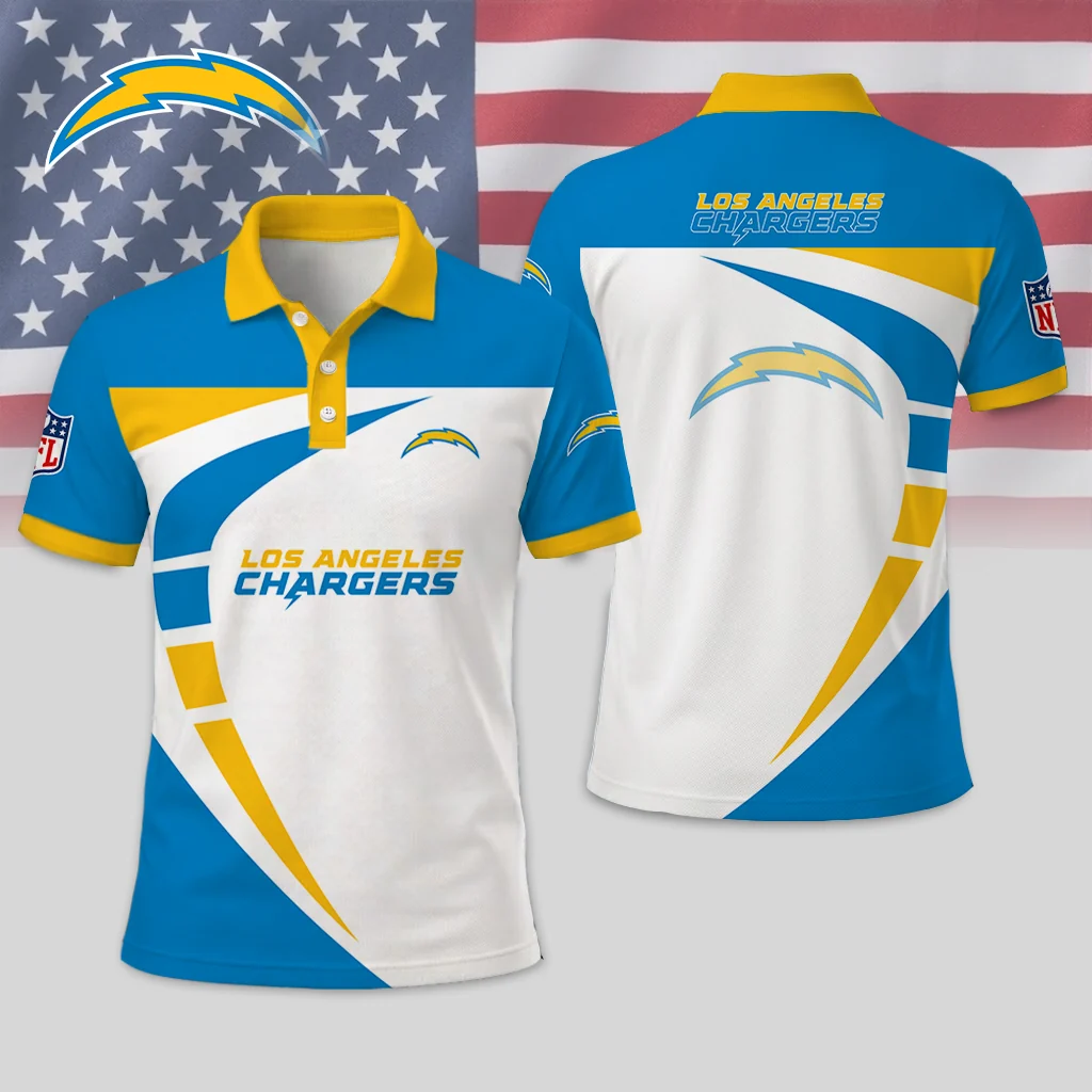 Limited Edition – Customized NFL Los Angeles Chargers Polo Shirt