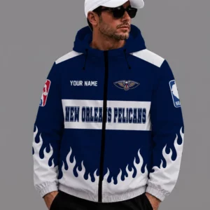 Limited Edition – Customized NBA New Orleans Pelicans Windbreaker Jacket