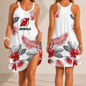 Limited Edition – Customized NHL New Jersey Devils Camisole Dress